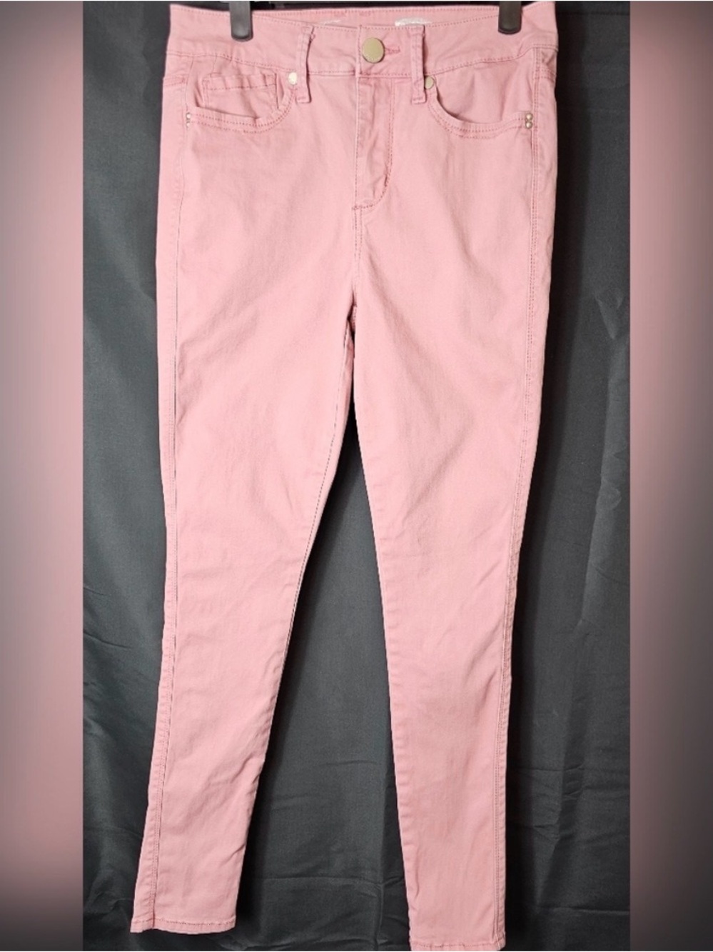 Seven7 High rise Skin Fit Denim size 4 Dusty Rose Pink